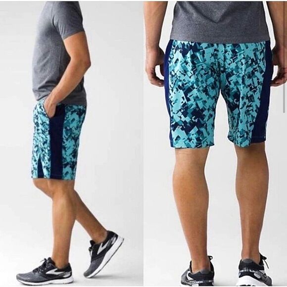 Lululemon T.H.E. Short Tip Top Arctic Blue 11" Small - Picture 1 of 7